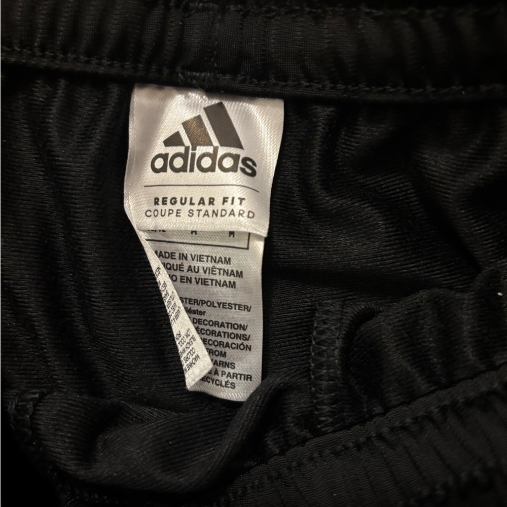 NWT Adidas Kids Black and Red Track Pants Boys 10/12 - Picture 2 of 10